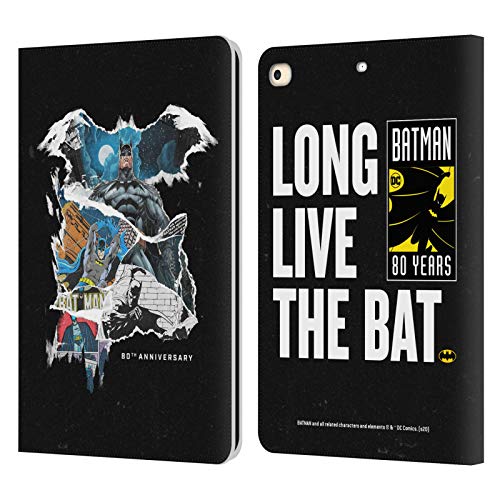 Housse de protection en cuir iPad 9.7 2017 Batman DC Comics - Finition exclusive 80e Anniversaire