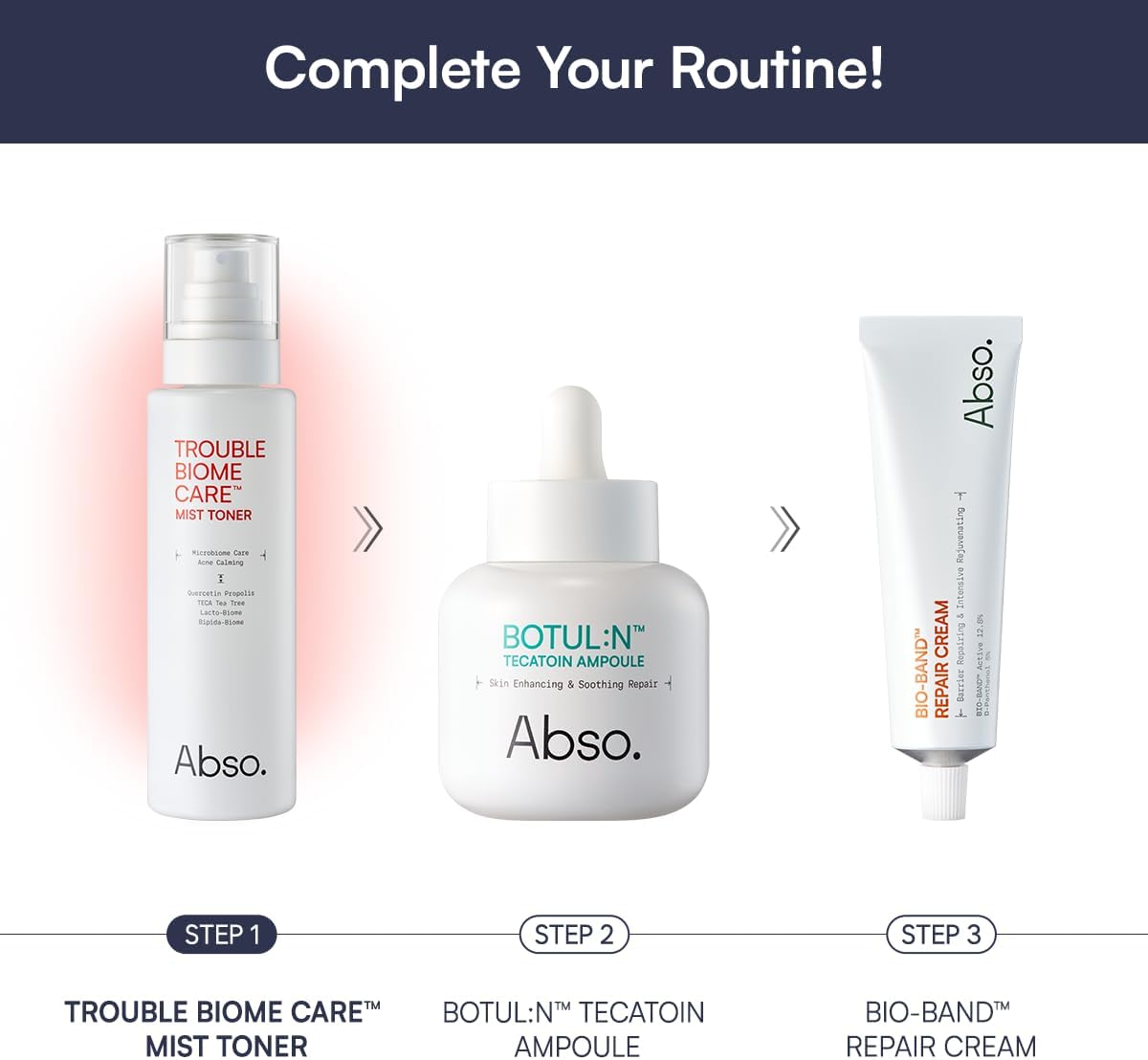 Abso Trouble BIOME Care Mist Toner, Touchless Facial Balance Spray for Breakout Control & Redness Relief, Sebum Reducing Face Mist for Blemish-Prone Skin, Korean Skincare, 6.76 fl oz / 200ml