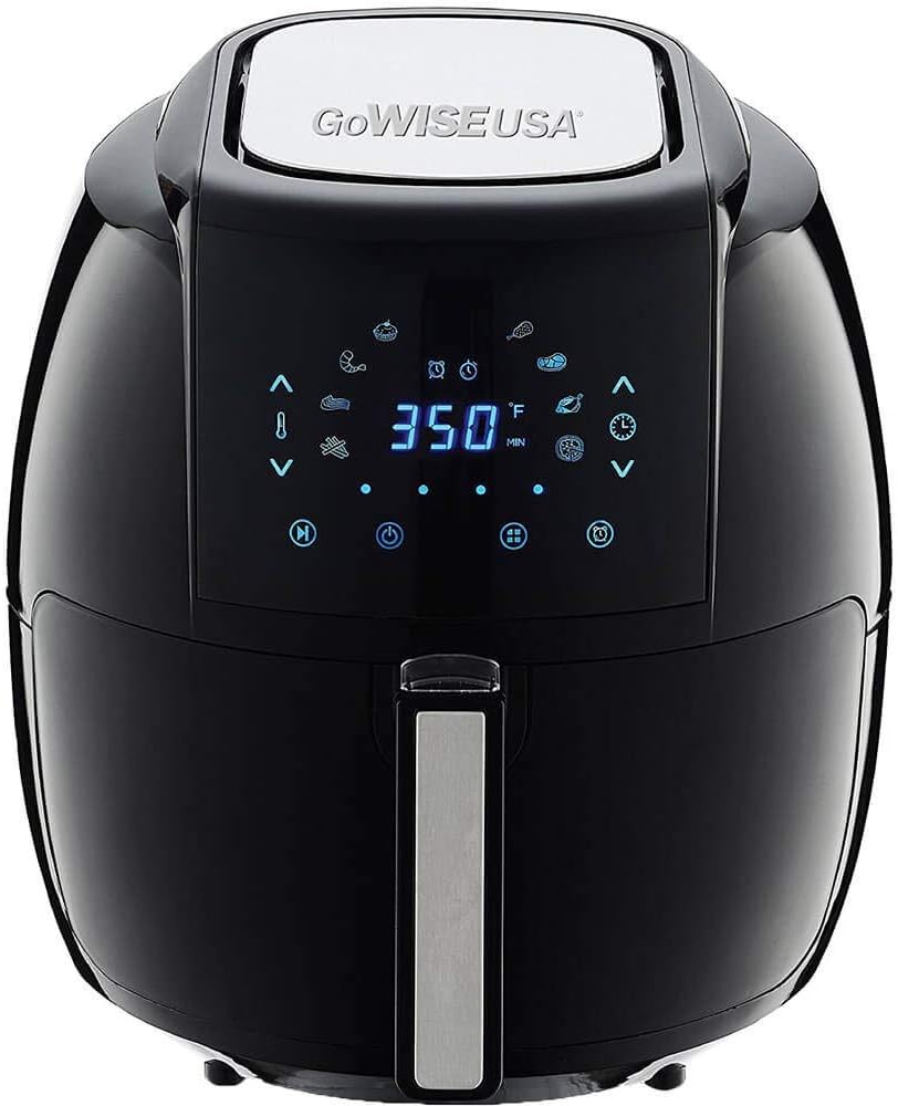 GoWISE USA 1700Watt 5.8QT 8in1 Digital Air Fryer and 50