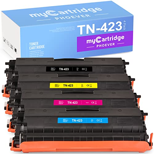myCartridge PHOEVER Compatible pour Brother TN-423 TN423 TN-421 TN421 Toner pour Brother MFC-L8690CDW MFC-L8900CDW HL-L8260CDW HL-L8360CDW DCP-L8410CDW MFC L8690CDW L8900CDW HL L8360CdW Cover