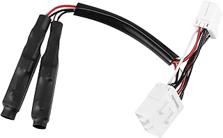 X AUTOHAUX Motorcycle Plug-In Turn Signal Load Equalizer Blinker Flasher Resistor for Harley Davidson Electra Glide Softails Road King 8 Pin Led Load Blinker Turn Signal Lights Load Equalizer