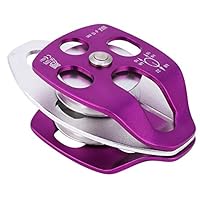 MAGT Doppelte Riemenscheibe, 12275 Doppelte seitliche Oszillationsriemenscheibe aus Aluminium für den Außenbereich, Riemenscheibe für Bergsteigen