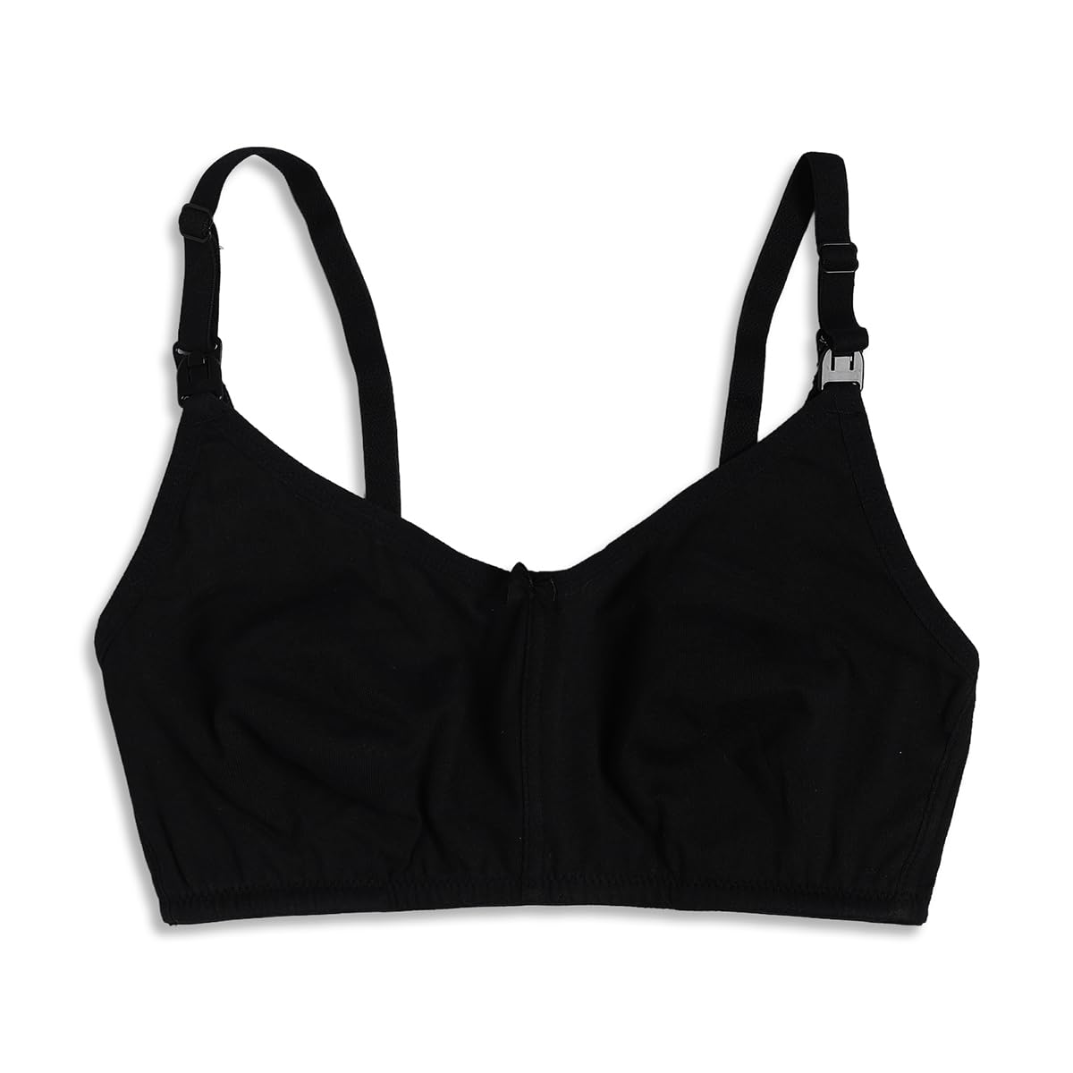 miniklub Women Knit Nursing Bra, (Black)-picture-11