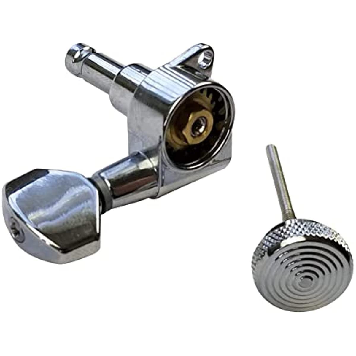 Locking Guitar Tuners Chrome 6 In-line Machine Heads Tuning Pegs for Fender Stratocaster/Telecaster
