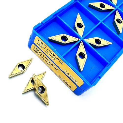 10 piezas VBMT110304 HQ CA5525 Carbide Insert para torneado miniatura 5