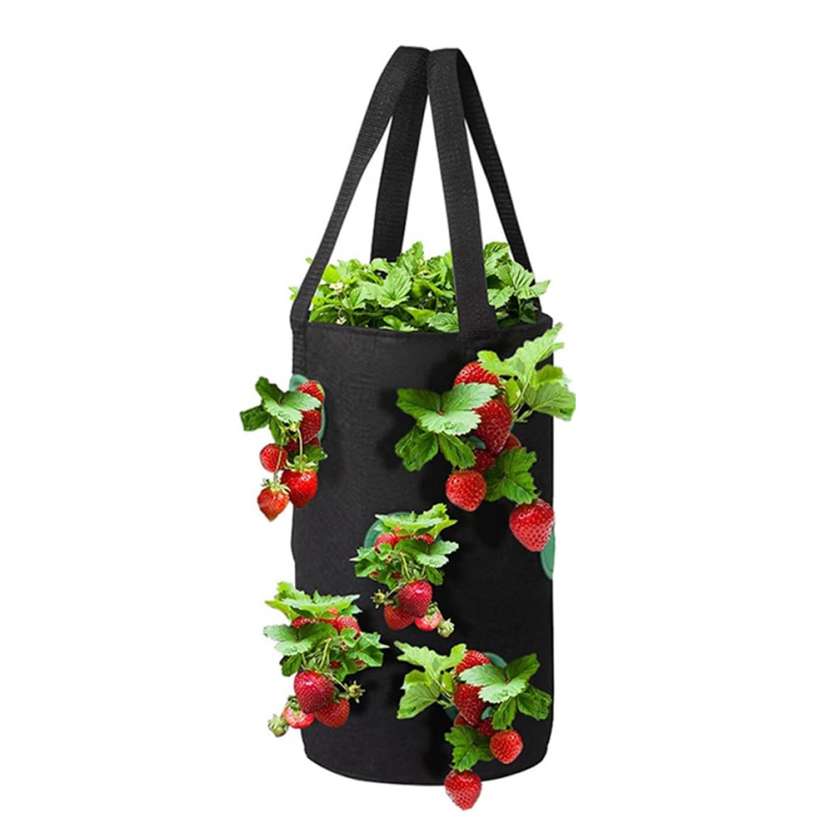 Bolsas de plantación de 12 agujeros colgantes para cultivar fresas y verduras