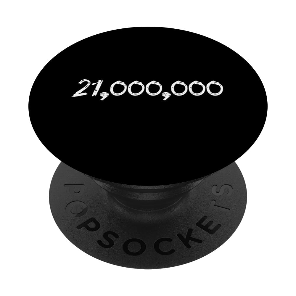 Amazon.com: Veinte un millón de Bitcoin Total Supply Crypto 2100000 BTC  PopSockets Grip y soporte para teléfonos y tabletas : Celulares y Accesorios