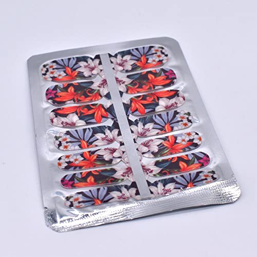 Bornbeauty 56Pcs Nail Polish Strips Adhesion Glitter Black Nail Wraps Nail Patch Real Nail Polish Applique For Manicure, Wedding, Party #TOP7