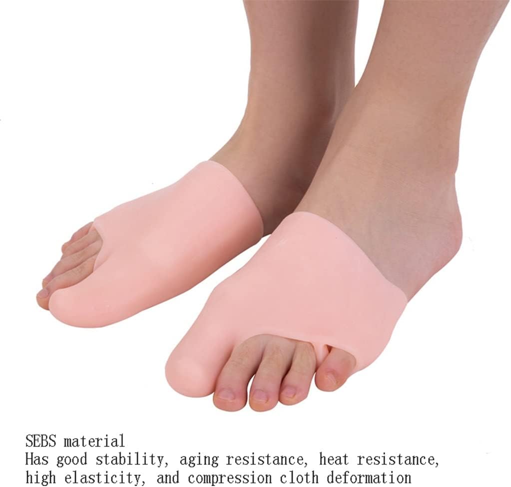 DEAVER Gel Bunion Corrector,Big Toe Valgus Correction Splitter, All-Inclusive Toe Separator Nursing Forefoot Cover Protectors,Straightener Separators