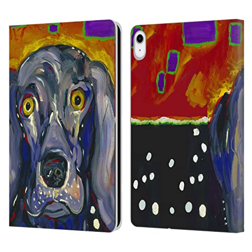 Étui portefeuille en cuir Mad Dog Art Winston pour iPad 10.9 2022 2025