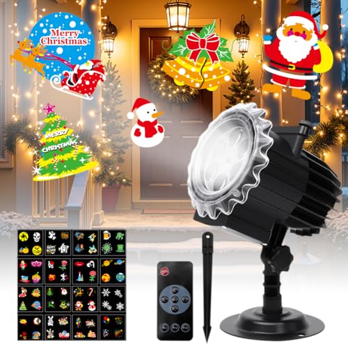 Projektor Weihnachten Aussen Deko Weihnachtsbeleuchtung - LED...