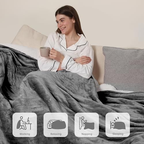 ESTINGO Manta Eléctrica Throw con 5 Niveles de Calor miniatura 5