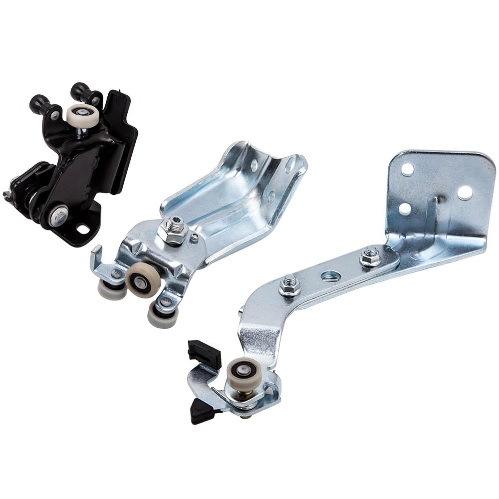 maXpeedingrods Kit Guancine di Scorrimento Porta Scorrevole per Citroen Jumper per Peugeot Boxer per Fiat Ducato dal 2006 Set Completo Alto Centrale Basso 1344234080 1344239080 1344266080