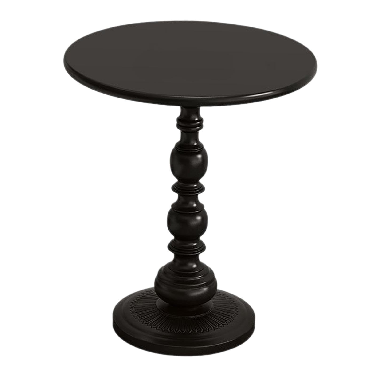 Manque de place ? Table d'appoint noire compacte 35cm pour optimiser votre salon