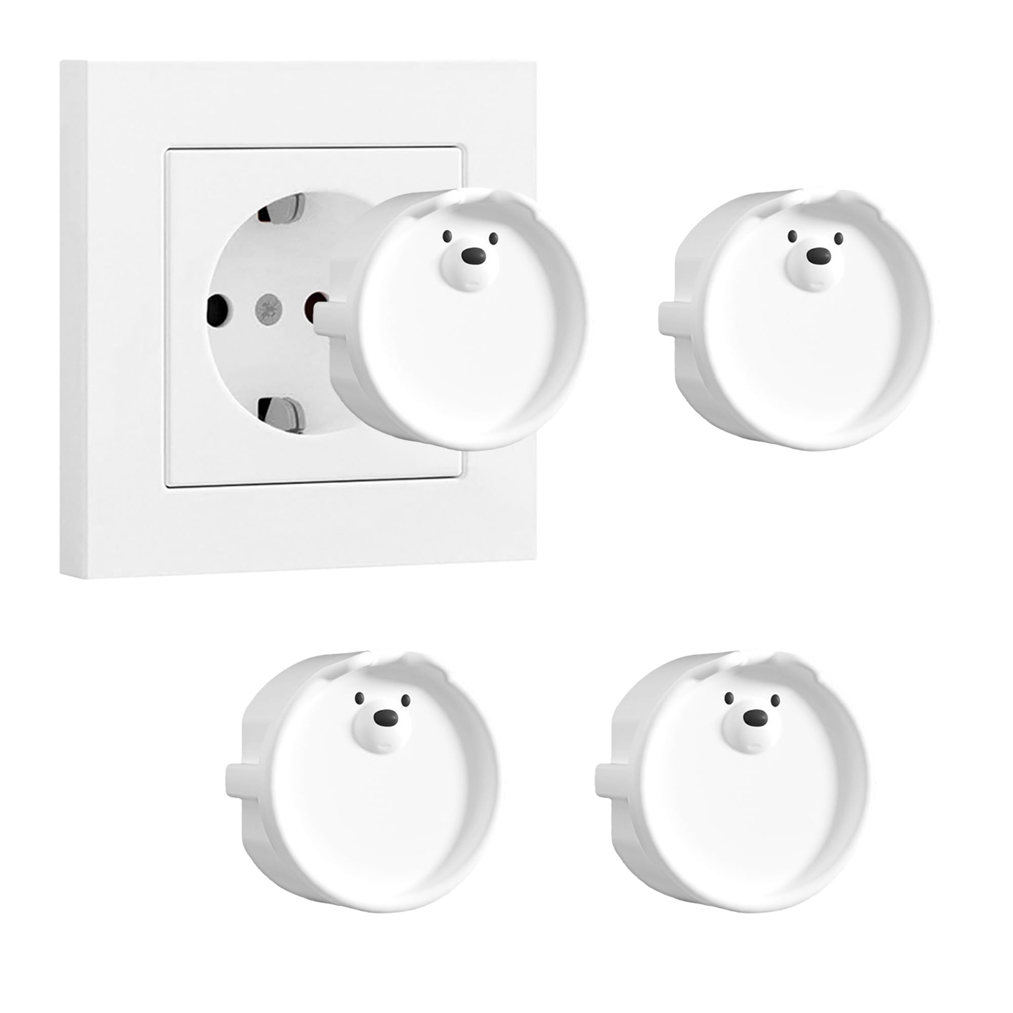 Cache-prises Sécurité 12 Cache-Prises Enfants Transparents - Sécurité Enfant Offgridtec Cache-prises Transparent Discret