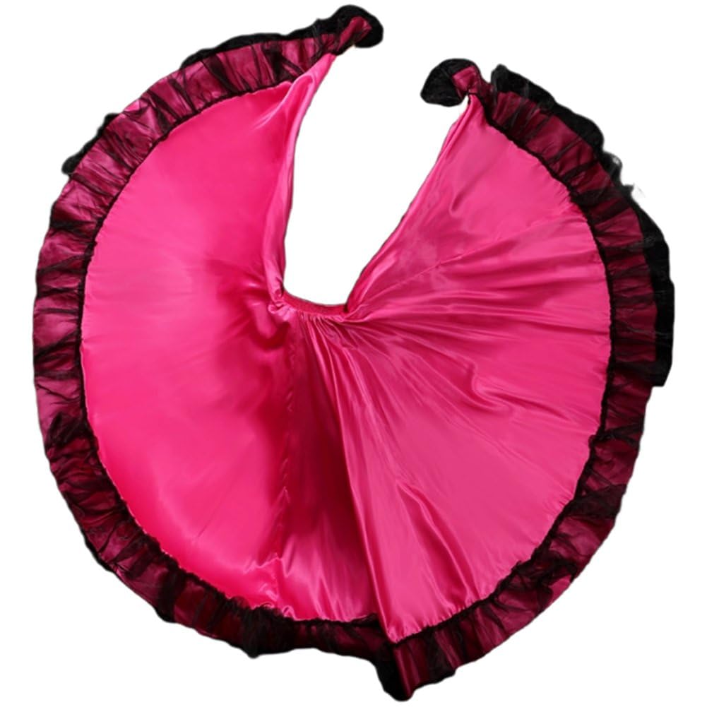 Jupe de danse du ventre ample pour vos spectacles de flamenco et fêtes gitanes