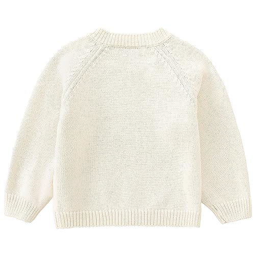 pureborn Baby Toddler Boys Girls Pullover Sweater Cotton Knit Button Closure Sweaters3