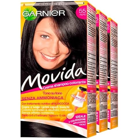 Garnier Movida Semi-Permanent Hair Dye 55 Black Cover