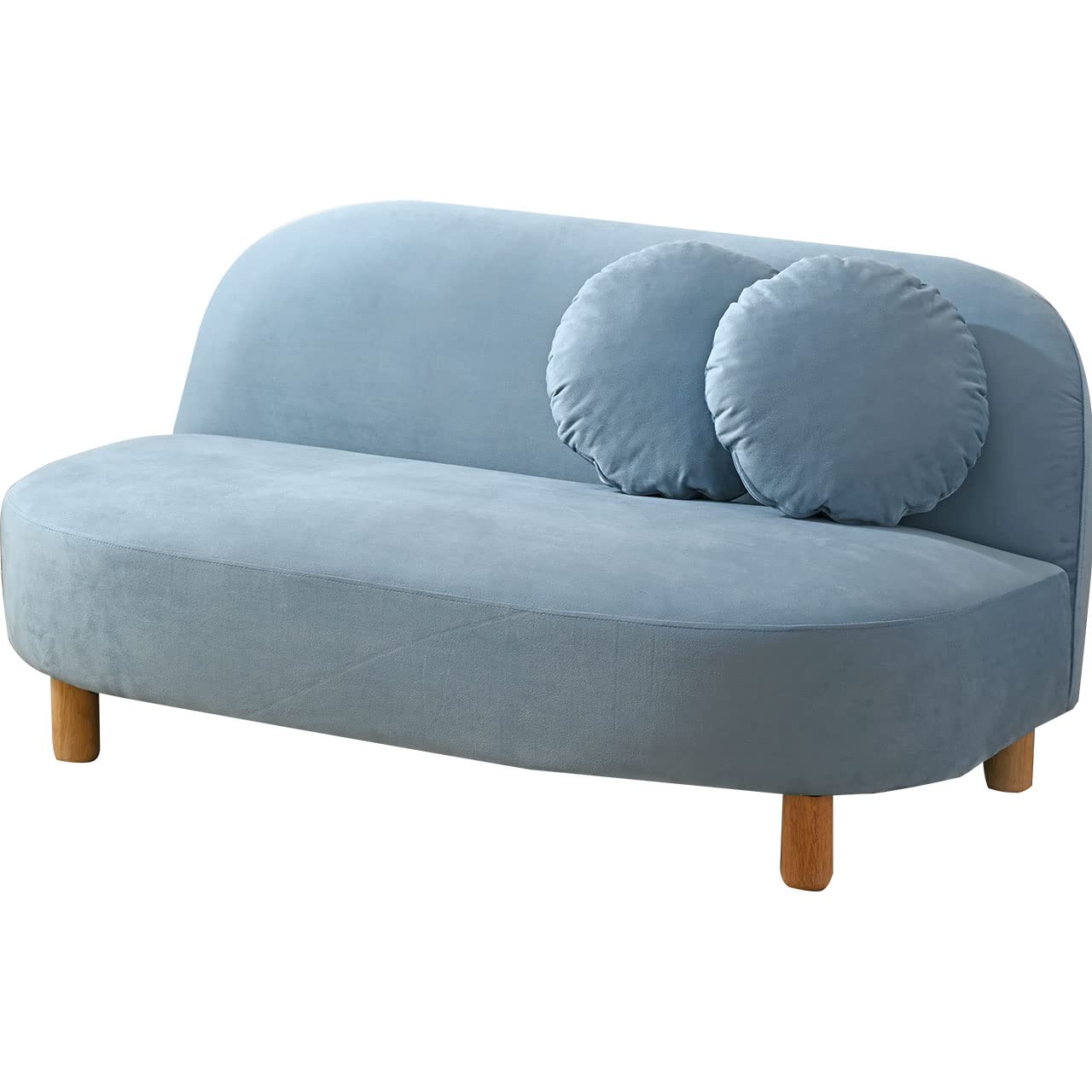 Amazon｜ワイエムワールド ソファー 2人掛け ローソファ 肘なし