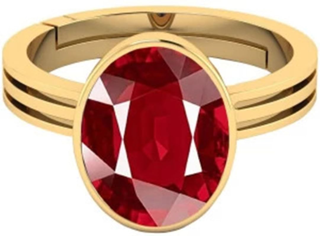 Vaibhav Gems Natural Ruby Ring Panchdhatu Certified Adjustable 4.25 Ratti (B0CKFJXLX5) Amazon Price History, Amazon Price Tracker