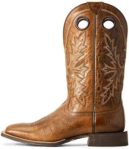 Ariat Mens Circuit Champ Western Boot Woodsmoke/Deep Azul 10 | Image 1