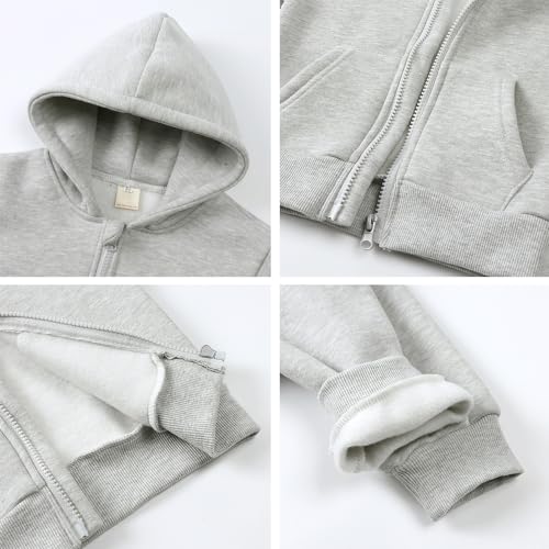 MYGBCPJS Boys Girls Customize Zip Hoodie Jacket Kids Custom Long Sleeve Hooded Sweatshirt Personalized Hoody Add Text Image3