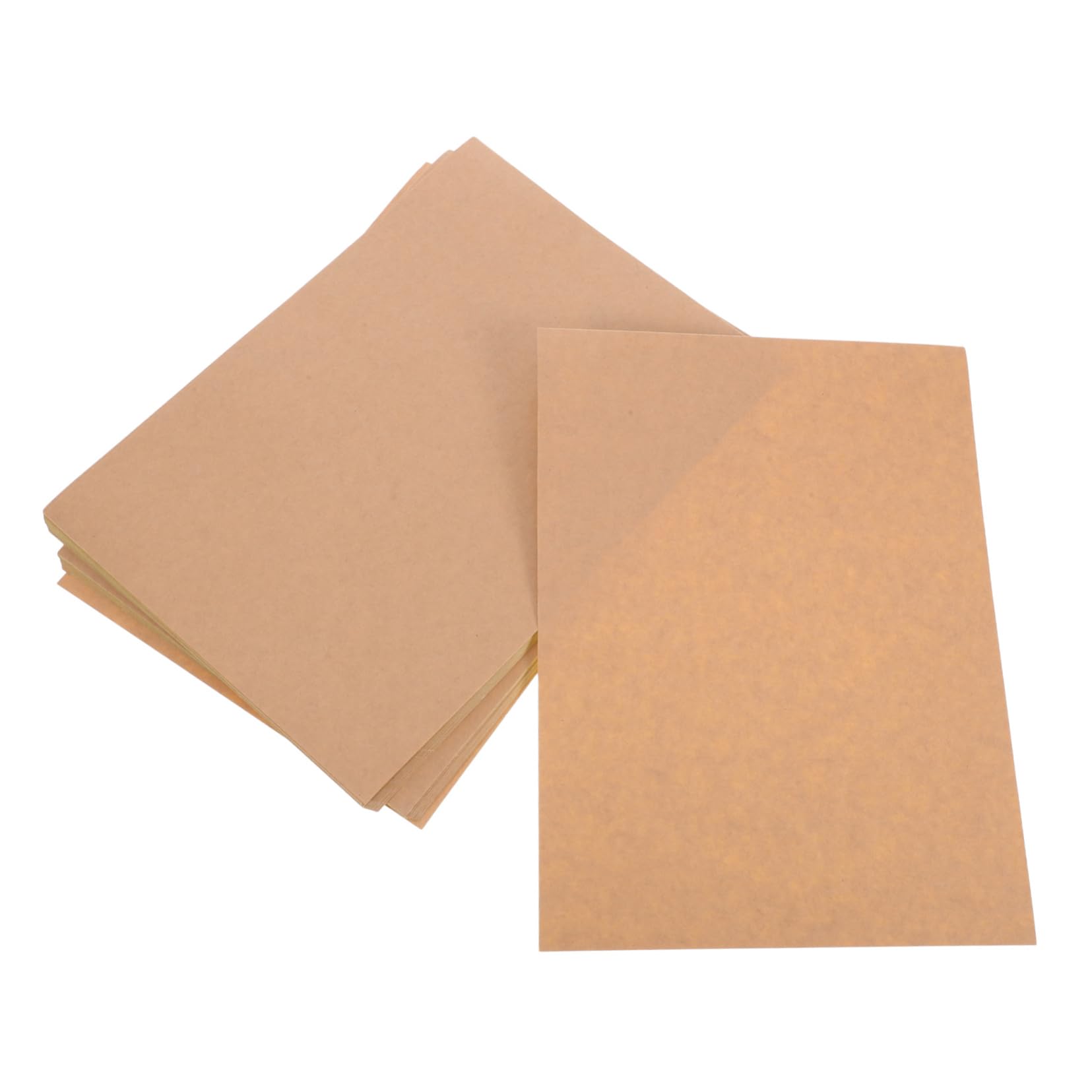 Hemobllo 50fogli Carta Kraft Adesiva Stampabile Etichette Adesive in Carta Kraft Adesivi Autoadesivi per Stampante Etichette per Ufficio e Scuola