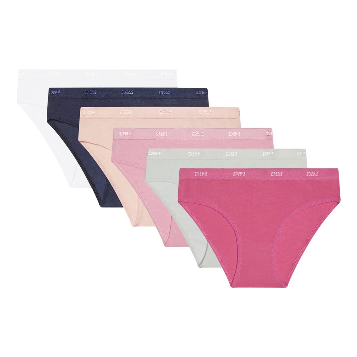 Dim Pack De 6 Braguitas Pockets Ecodim Niña x6