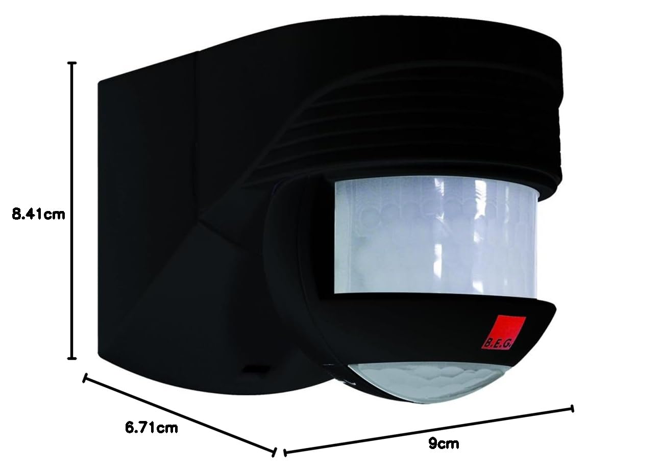 Beg DET.MOV/PRES-i.crep - Detector Movimiento LC-Click-n 200 para Exterior Negro