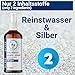 1x 100ml Kolloidales Silber Spray (40 ppm) in Braunglasflasche – Sprühflasche | Silberwasser | Reinstwasser