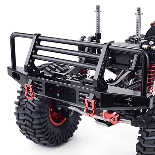 Dilwe Metall -RC -Auto -Einstellbarer Vorderer Stoßstange, Exquisite Verarbeitung, Große Auswirkungen Widerstand für SCX10 1/10 RC Crawler Car