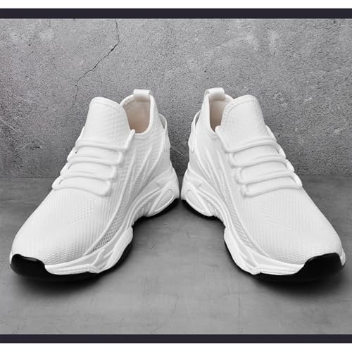 Tallure Sneakers for Women & Men, Lightweight Breathable Mesh Shoes, Invisible Lift 1.6/2.4/3.1/3.9in Non-Slip Athletic Casual Shoes4