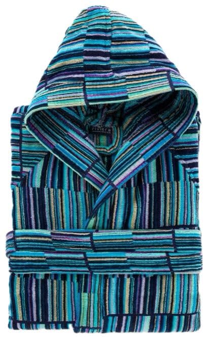 Chakra Accappatoio Unisex Deep, 40% bambù 60% Cotone