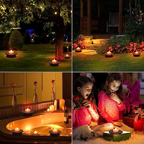 light to hope Luzes flutuantes para piscina alimentadas por energia solar, 10 cm x 10 cm x 5,8 cm lu