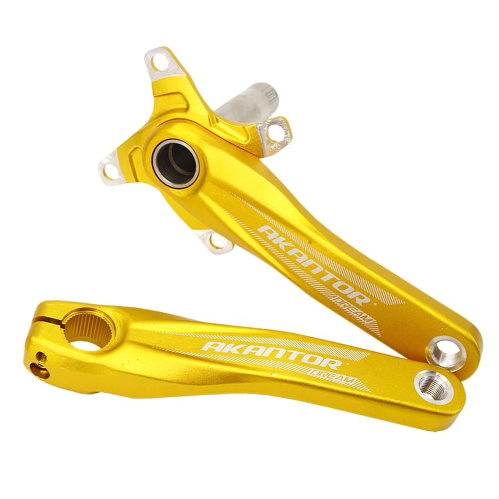 ZXGSXIOU Bike Left Right Crank Arm Set 170mm 104BCD Aluminium Hollow Intrgrated Bicycle Crankarm Crankset For Mountain