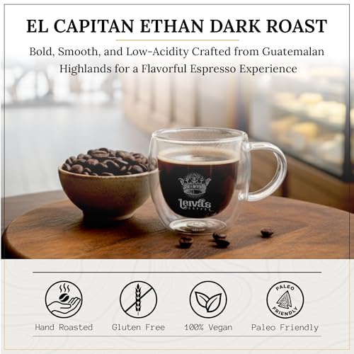 Leiva’s Dark Roast Whole Bean Espresso (8oz) miniatura 4