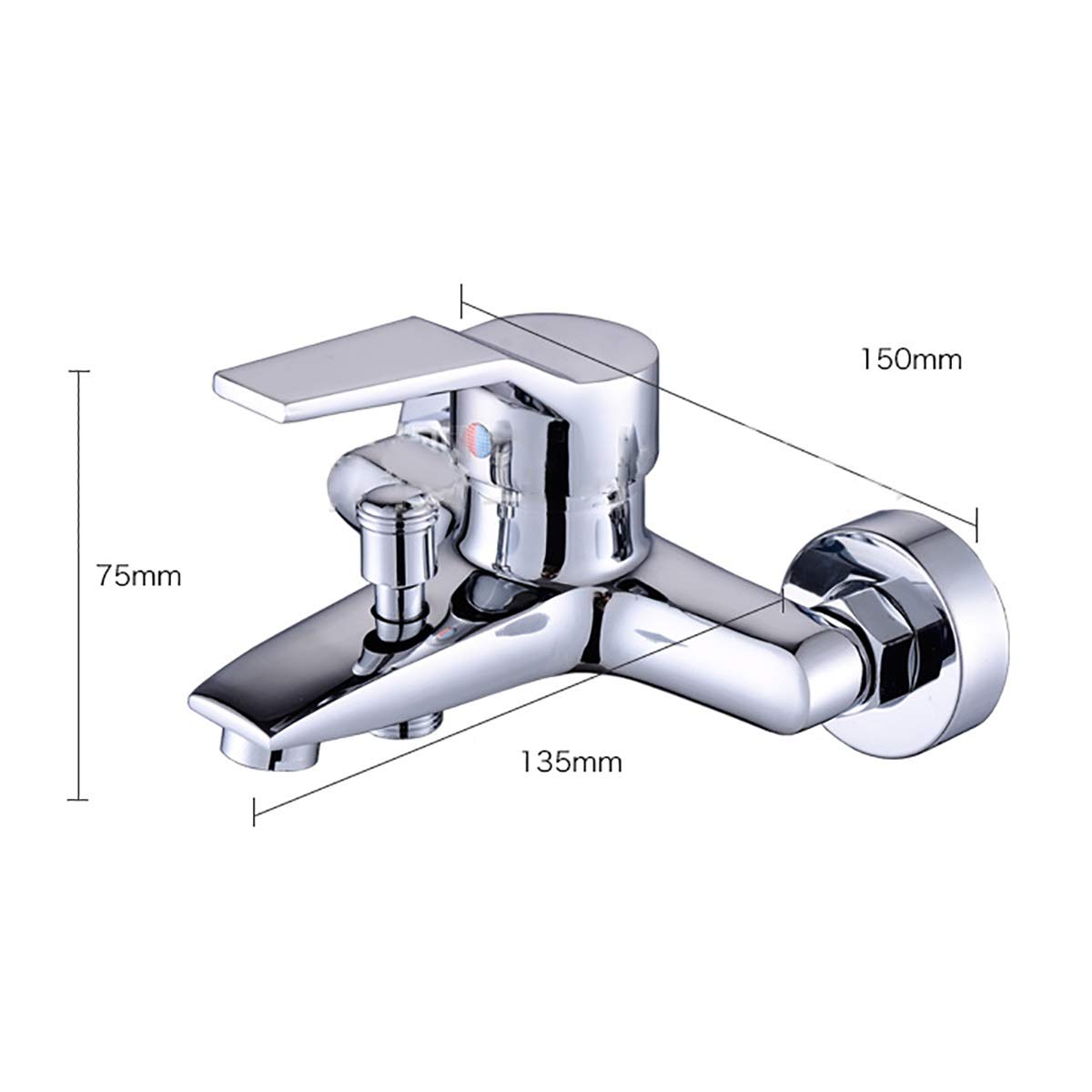 Amazon.co.jp: 水温調整弁 G1 / 2合金シャワーミキサーバスタブ蛇口