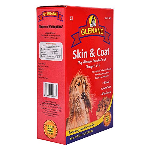 Image of Dog Biscuit Skin and Coat 500gm for Dogs All Life Stages with Real Fish Protein