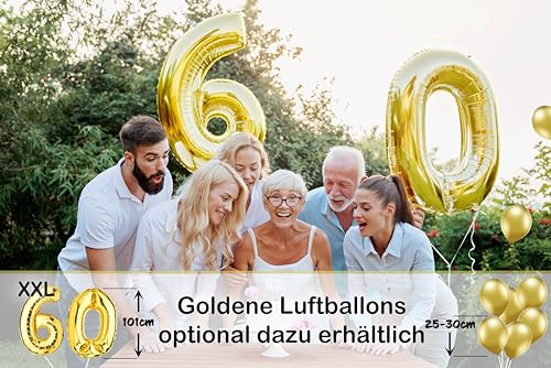 DUOMIO 1966-6 Felder PERSONALISIERBAR! zum 60. Geburtstag Mann & 60. Geburtstag Frau - Ausdruck auf 400g/m² Premium Papier - Geschenke zum 60. Geburtstag & Deko - Back in Year