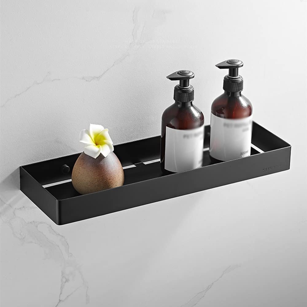 ZJHFFFG Shower Organizer Bathroom Shelves Punch-Free Shower Caddy Stainless Steel Kitchen Shelves Rustproof Seasoning Bottles Holde Storage Rack
