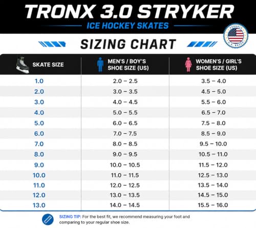 TronX Stryker 3.0 Ice Hockey Skate