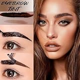 Dark Brown Tatto Brow Peel Off Eyebrow Gel Tint,Semi-Permanent Colour Eyebrow Dye,Waterproof Tattoo Brow Tint,Peel Off Eye brow Stain,Anti Smudge Eye-brow Gel Lasts Up to 3 Days - Image 7