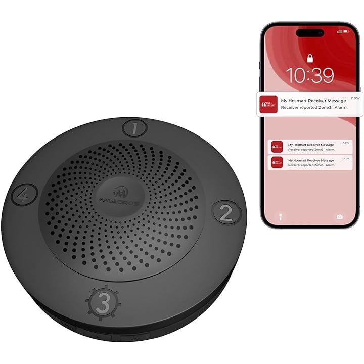 HOMEYOPro 3 Driveway Alarm - Solar Motion Sensor & Detector with Phone App, 1/2 Mile Long Range Wireless, Outdoor Shed Alarm Weatherproof Smart Home Security System (1 receiver, No Sensor)