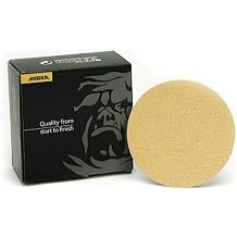 Mirka Bulldog Gold Abrasive Discs 5" Hook And Loop No Hole 220 Grit 50 Count