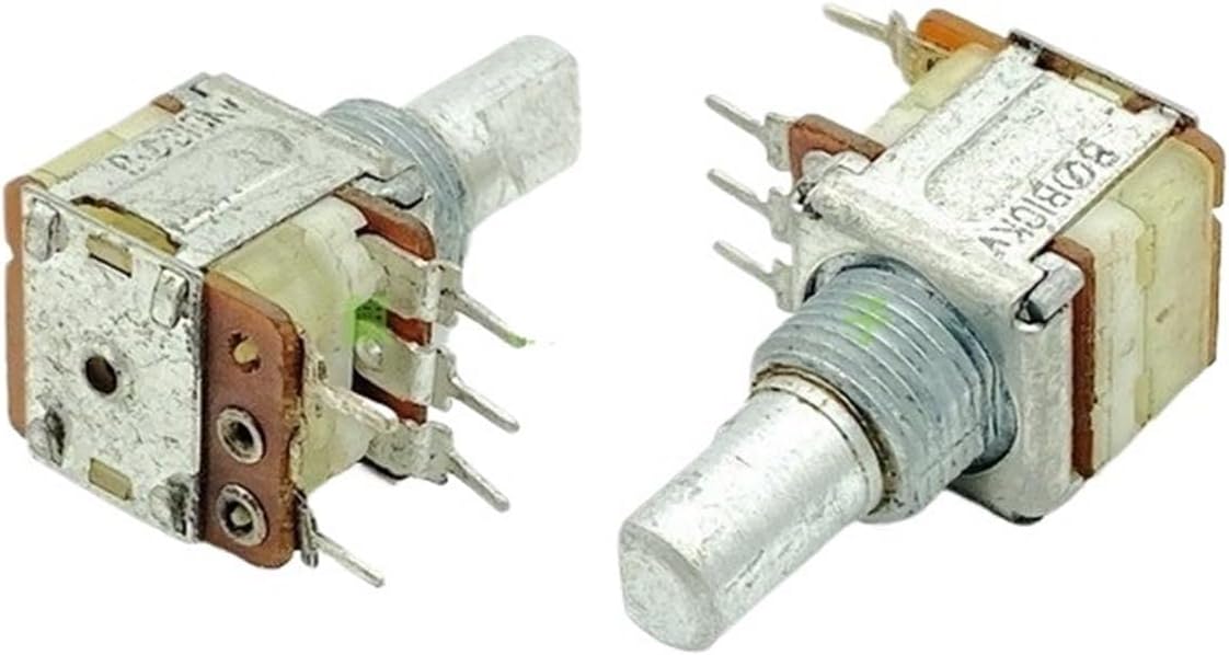 5Pcs/Lot 12 Type B10K Single 5-pin Power Amplifier Speaker Volume Switch Potentiometer Instrument