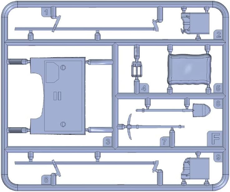 Miniatura 4 de Roden 818 1/35 - Coche Militar V8-G81A Funkwagen, Escala Kit de modelo de plástico