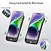 Battery Case for iPhone 14/13/13 Pro (6.1 Inch), [2024 Upgraded] Ultra-Slim 7500mAh Portable Extended Charger Case Cover for iPhone 14, iPhone 13, iPhone 13Pro Charging Case (Black)
