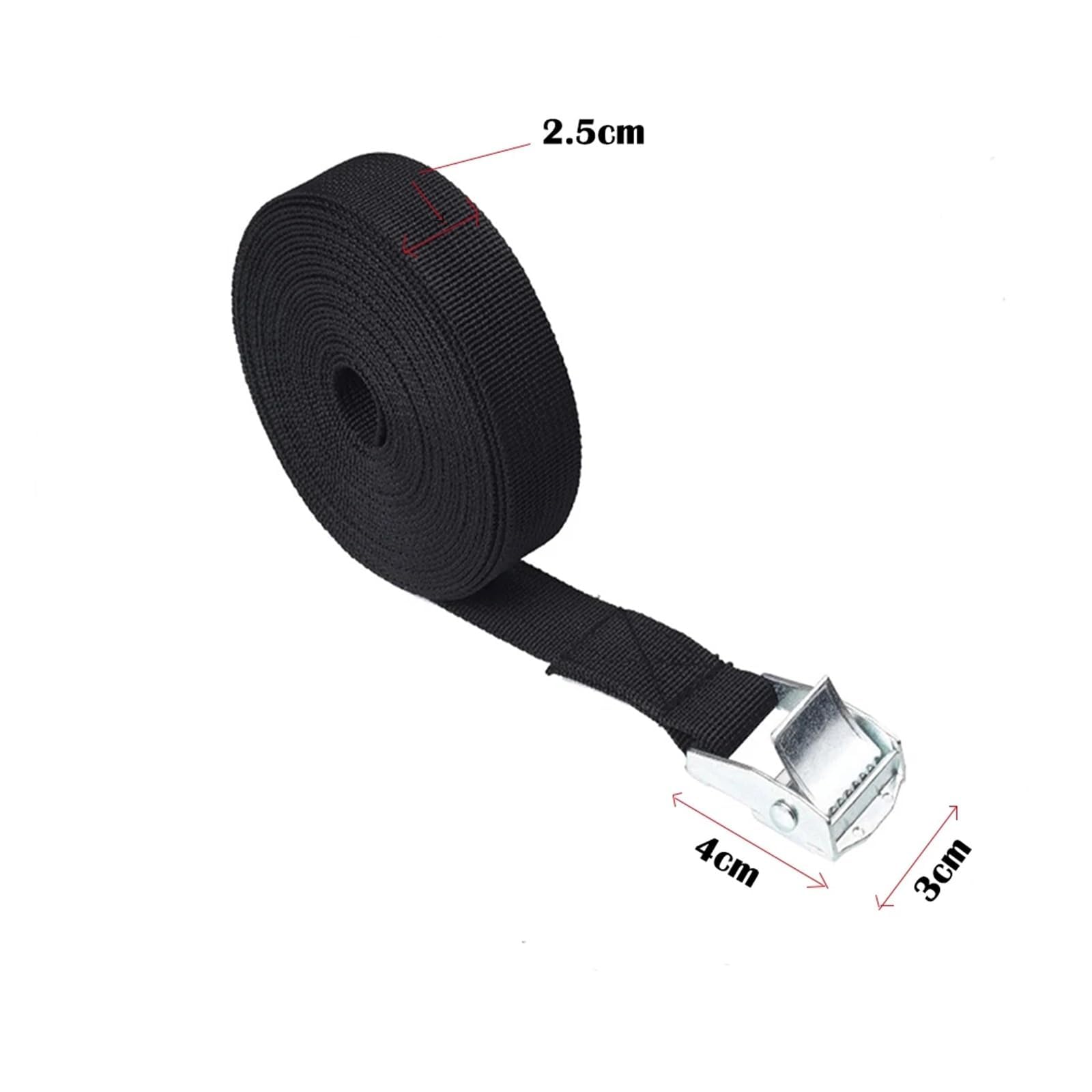 Zurrgurte, Auto-Spannseil, Gepäck-Festgurt, Fracht-Dachträger, Zurrgurte, Ratschen-Bindegurt mit Schnalle, Verstauen, Aufräumen, Ratschengurt(Grey 5m 2pcs)