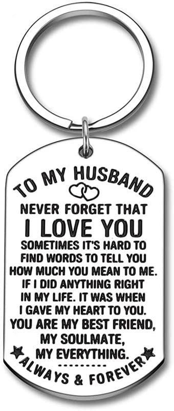 Anniversary Valentines Birthday Boyfriend Girlfriend Gifts keycha...