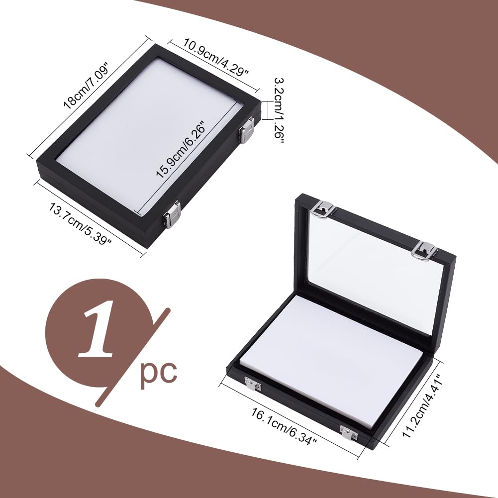 PH PandaHall 12pz Scatole per Pietre Preziose Bianco Scatole per Gemme con Custodia, Scatola Quadrata per Espositori di Diamanti Oggetti da Collezione in Strass, 2.9x2.9x1.7cm
